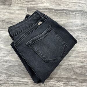 1822 DENIM Skinny Leg High Rise Black Denim Jeans Women's Size 8